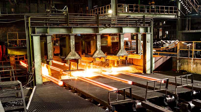 Hệ thống giám sát tình trạng máy móc trong ngành sản xuất thép